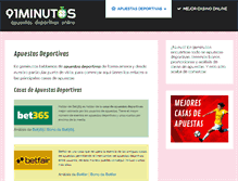 Tablet Screenshot of 91minutos.com